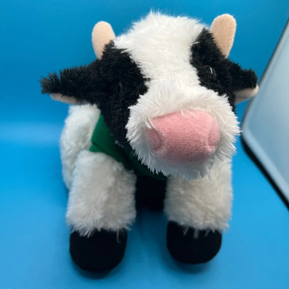 Aurora Plush Cow Stuffed Animal Cal Poly Green‎ Shirt Somebody Loves Me